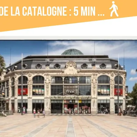 Apartment Le Cosy Centre, Fully Air Conditioned , 2 Rooms, 2 Bathrooms, Free Wifi, Free Parking, Lift, Perpignan