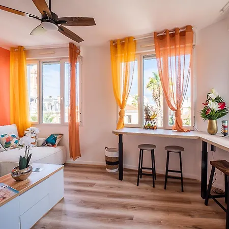 Le Cosy Centre, Fully Air Conditioned , 2 Rooms, 2 Bathrooms, Free Wifi, Free Parking, Lift, Perpignan
