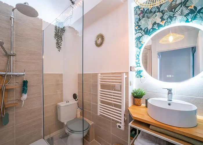 アパート Le Cosy Centre, 2 Rooms, 2 Bathrooms, Free Wifi, Free Parking, Lift, Central, Renovated, Spacious ペルピニャン